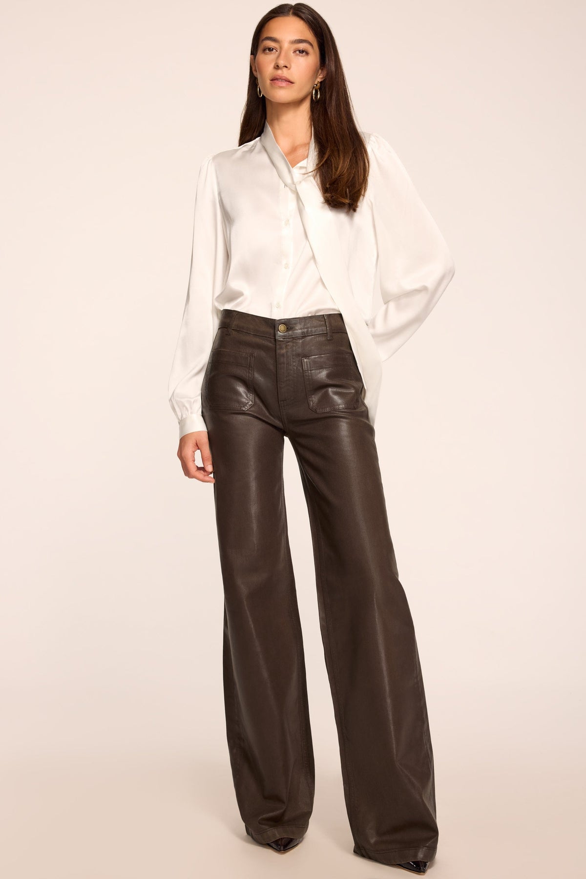 RAMY BROOK - Jean Taille Haute Jambe Large Cleo