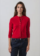 PATRICK ASSARAF - Extra-Fine Merino Cropped Cardigan