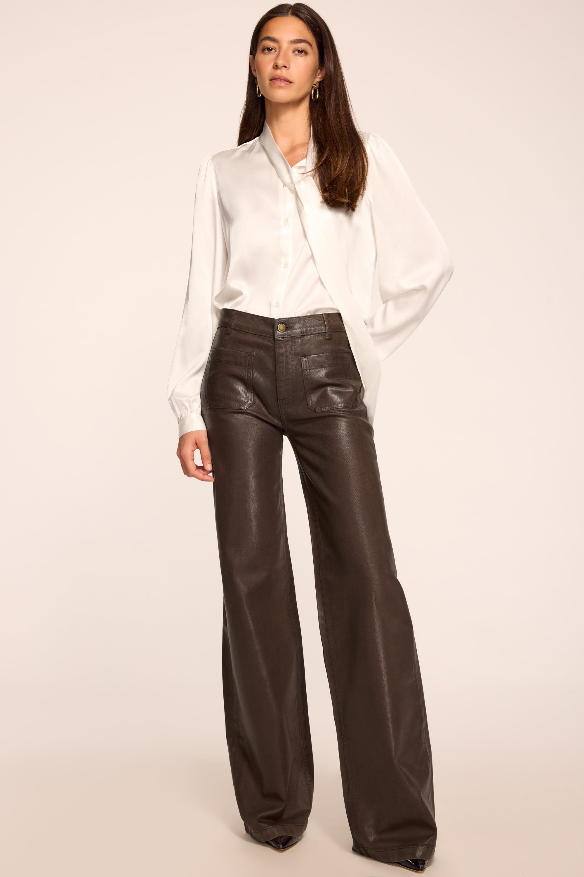 RAMY BROOK - Jean Taille Haute Jambe Large Cleo