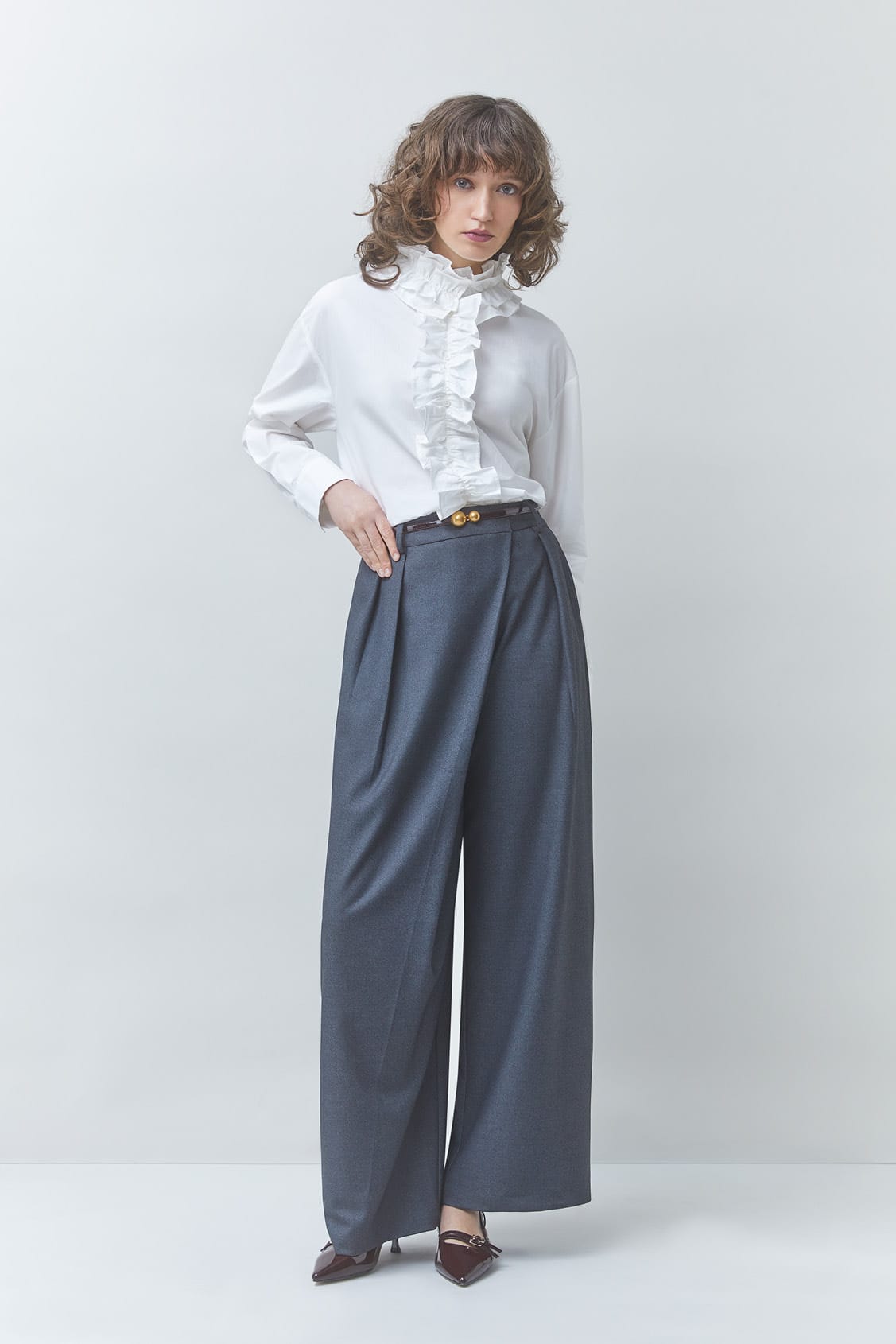 SUNCOO - Pantalon Jambe Large Jupiter
