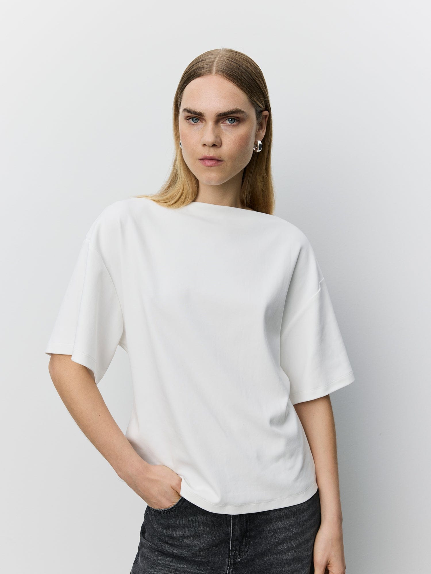 SOFIE SCHNOOR - Teasw Boatneck T-shirt